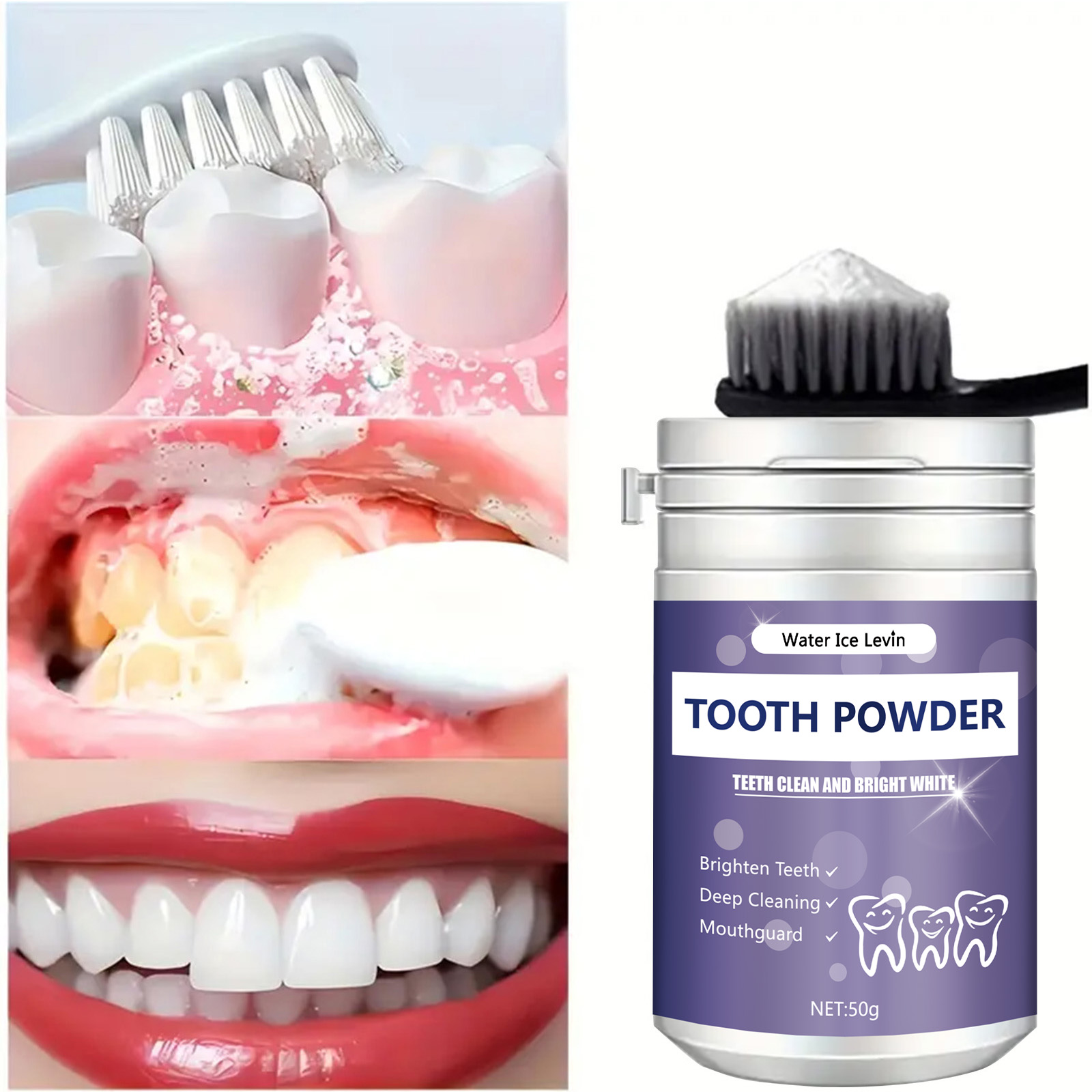 Teeth Whitening Paste - pearl tooth powder fresh breath teeth