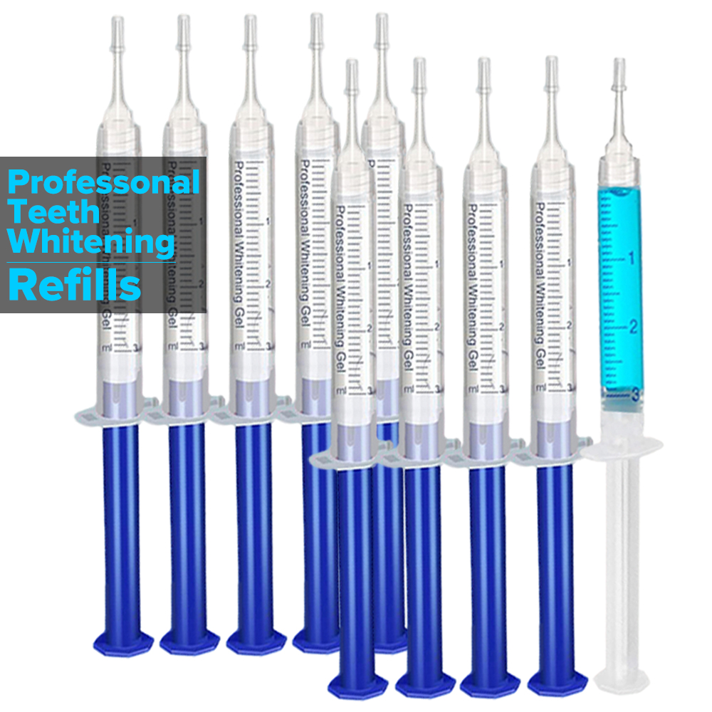 Teeth Whitening Paste - Teeth Whitening Gel Refill Syringe Tooth