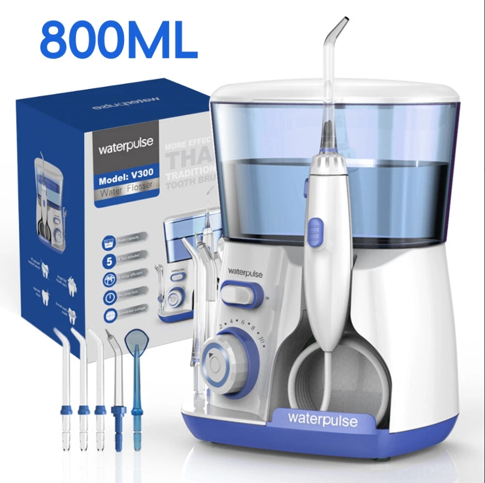Water Flosser Cordless - Waterpulse V300 800ml Electric Water Flosser