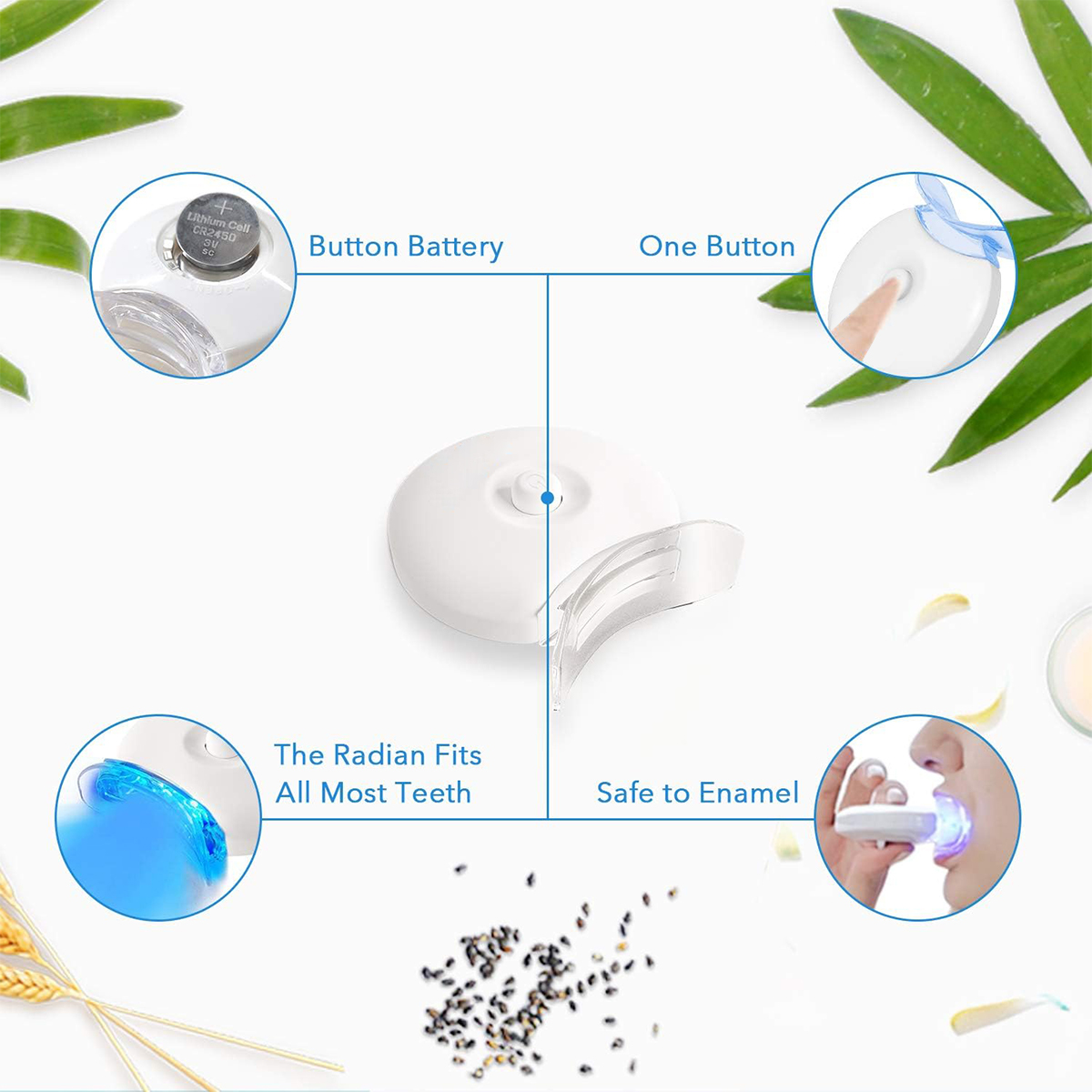 Teeth Whitening Kit - 5X LED L - đánh giá và giá Teeth Whitening Paste