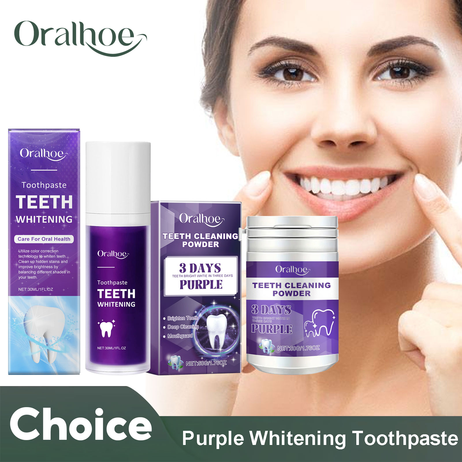 Purple Corrector Teeth Whiteni - đánh giá và giá Teeth Whitening Remedies