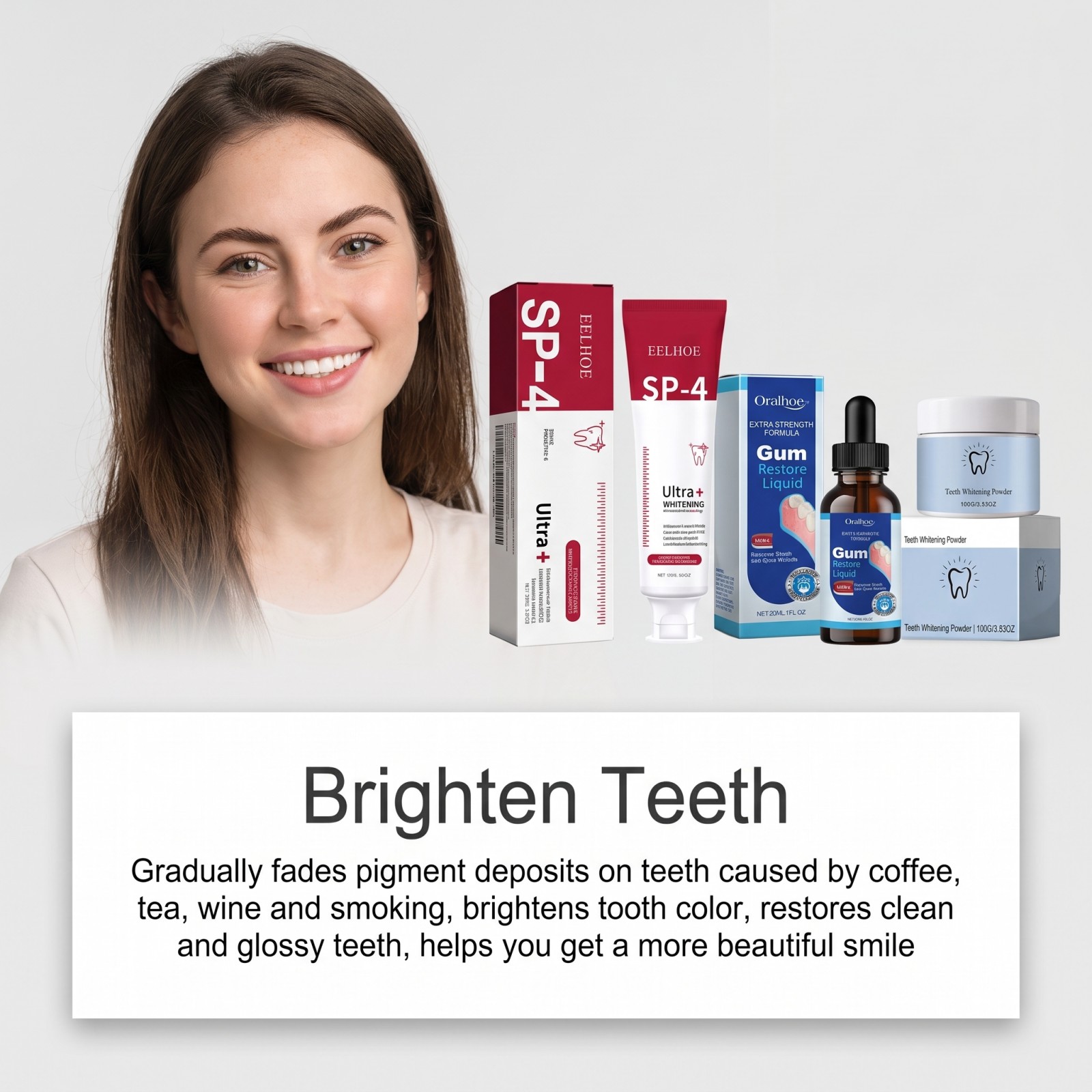 Oral Care Combo Set Whitening  - đánh giá và giá Teeth Whitening Paste