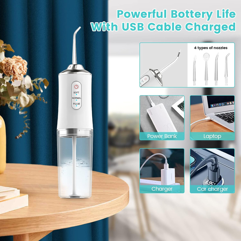 Oral Irrigator Dental Water Je - đánh giá và giá Water Flosser Cordless