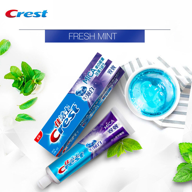 Kem Đánh Răng Crest 3D MICA Ke - đánh giá và giá Teeth Whitening Paste