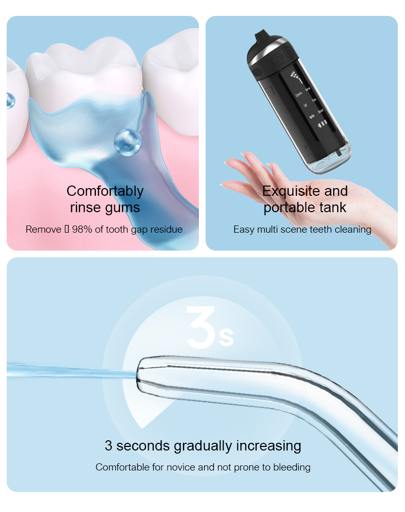 Mini Portable Oral Irrigator,  - đánh giá và giá Water Flosser Cordless