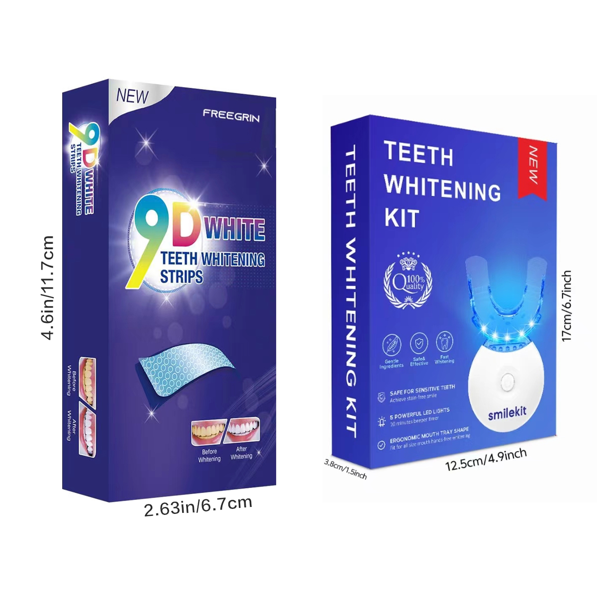 Teeth Whitening Kit - 5X LED L - đánh giá và giá Teeth Whitening Uv