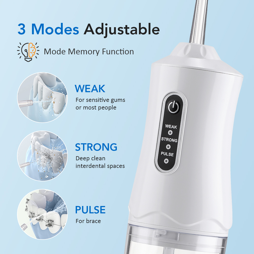 Portable Water Flosser 3 Modes - đánh giá và giá Water Flosser Cordless