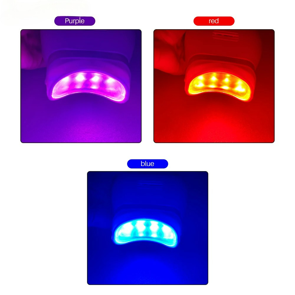 Adjustable 3 Colors LED Teeth  - đánh giá và giá Teeth Whitening Professional
