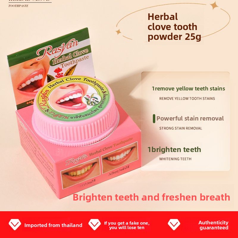 Thai Clove/coconut Tooth Powde - đánh giá và giá Teeth Whitening Remedies